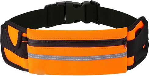 Slim Running Belts for Women, No-Bounce Adjustable Reflective Large Running Phone Holder for Fitness,Traveling,Sport,Exercise,Lightweight Running Pouch for Hiking,Jogging,Workout,Cycling in Saudi Arabia