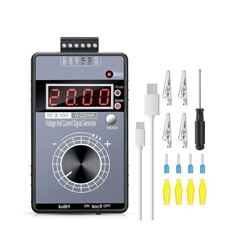 High Precision Current Signal Generator Adjustable Voltage 0-10V 5V 0-4-20mA Handheld Analog Source Calibrator in Kuwait