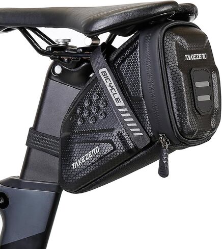 Bike Seat Bag, Waterproof Bicycle Saddle Bag Under Seat EVA Hard Shell Cycling Seat Pack for Mountain Road Bikes in Kuwait