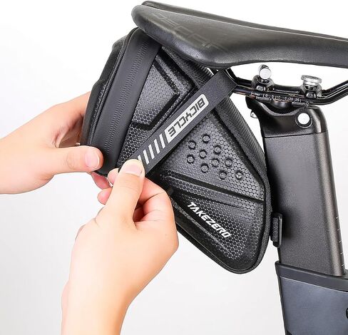 Bike Seat Bag, Waterproof Bicycle Saddle Bag Under Seat EVA Hard Shell Cycling Seat Pack for Mountain Road Bikes in Kuwait