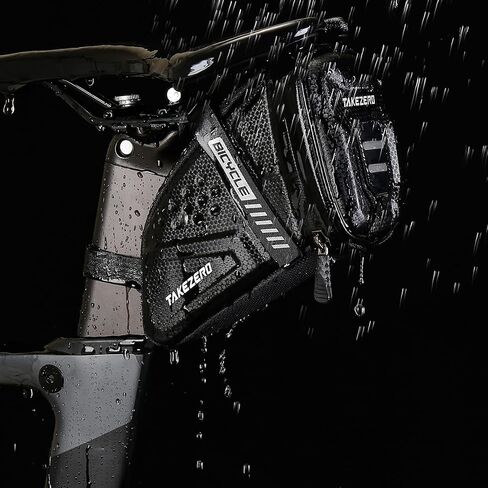 Bike Seat Bag, Waterproof Bicycle Saddle Bag Under Seat EVA Hard Shell Cycling Seat Pack for Mountain Road Bikes in Kuwait