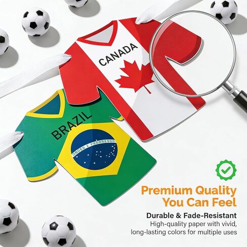 أعلام جيرسيه لكأس العالم لكرة القدم 2026، ديكورات كأس العالم، 49 قطعة من سلسلة الرايات لفريق كرة القدم الدولي، ديكورات حفلات كرة القدم للبار، المنزل، ديكور جدار المروحة الرياضية (ليس من بين أفضل 48 فريقًا) in Kuwait