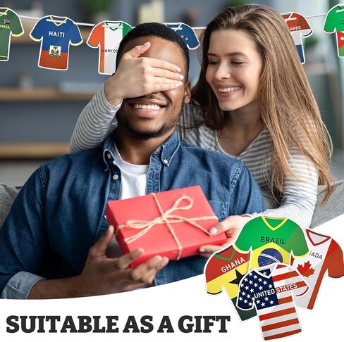 أعلام جيرسيه لكأس العالم لكرة القدم 2026، ديكورات كأس العالم، 49 قطعة من سلسلة الرايات لفريق كرة القدم الدولي، ديكورات حفلات كرة القدم للبار، المنزل، ديكور جدار المروحة الرياضية (ليس من بين أفضل 48 فريقًا) in Kuwait