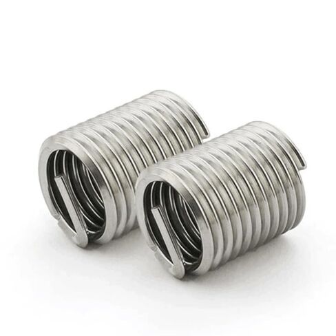 Thread Repair Insert,M2 .5 M3 M4 M5 M6 M8 M10 M12-M24 * 1D/1.5D/2D/2.5D/3D 304 Stainless Steel Wire Insert Sleeve Bushing Screw Coil Repair Nut(X 2.5D,M2x0.4 (50PCS)) in Kuwait