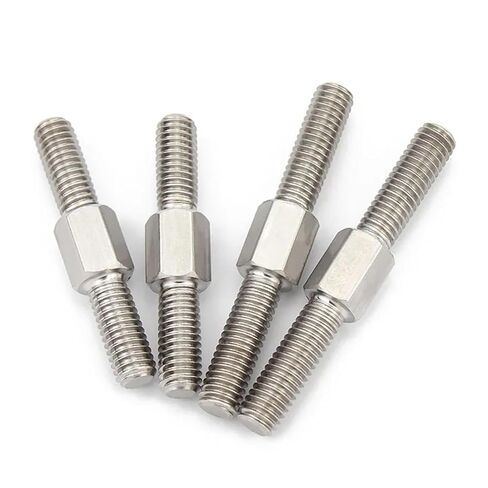 Double Ended Stud Screws, 304 Stainless Steel M8 Double-Ended Threaded Rod 1.25mm Pitch 40-90mm Lengths(M8 x 80mm 1pcs) in Kuwait