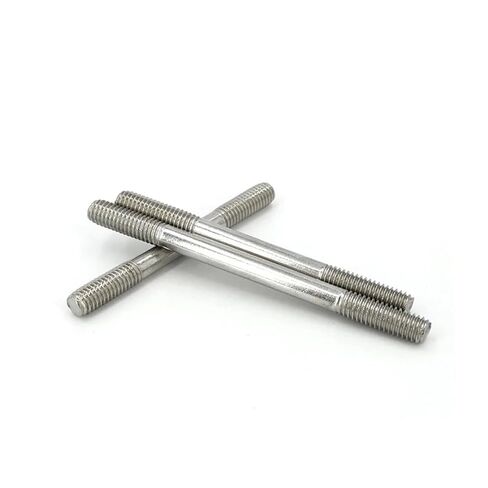 Double Ended Stud Screws, 304 A2 Stainless Steel Double Ended Threaded Rod Headless Stud Bolts M10 (30-250mm) M12 M16(M10 50mm) in Kuwait