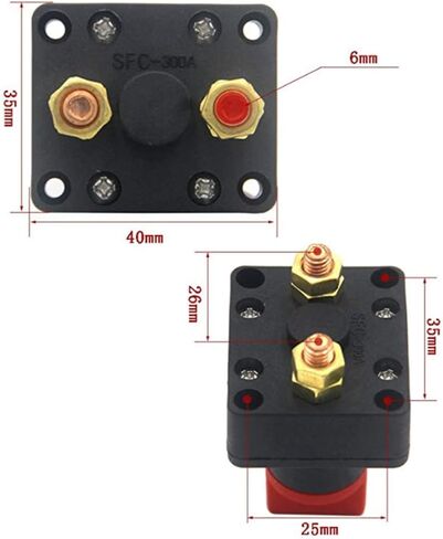 60V300A الروتاري المعزل قتل قطع مفتاح الطاقة لسيارة قارب البحرية شاحنة | طاقة البطارية قتل قطع التبديل قطع 2-موقف ON-OFF لسيارة قارب البحرية شاحنة RV ATV فان كارافان in Kuwait