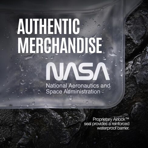 NASA Waterproof Fanny Pack with AirLock™ Seal, IP68 Certified (2 Pack) | Suitable for Men & Women | Genuine NASA Insignia | Submersible 72 Hours | Transparent | Protects Phone, Passport, Cash in Kuwait