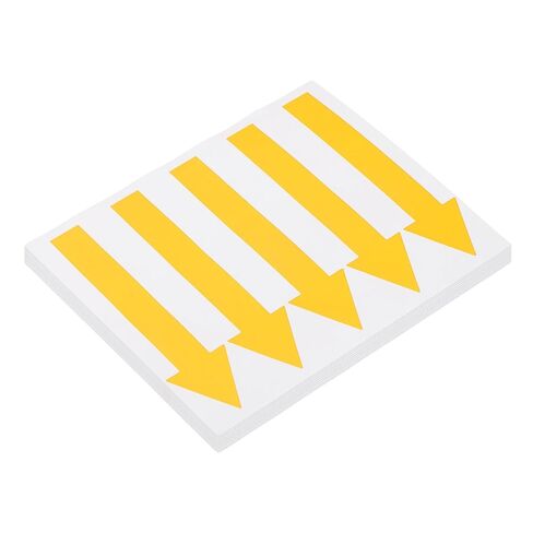 PATIKIL Arrow Sticker, (6x1.5 Inch, White) (40 Pcs), PVC Removable Self Adhesive Waterproof Floor Arrow Sign Sticker for Safe Road Instructions/Wall/Warehouse/Office/Parking Lot in Kuwait