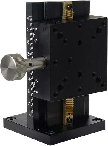 Z-axis Vertical Lifting Platform LWZ60-100 Manual Gear Rack Dovetail Groove Slide Table 1Pcs(LWZ60-L300 中间底座) in Kuwait