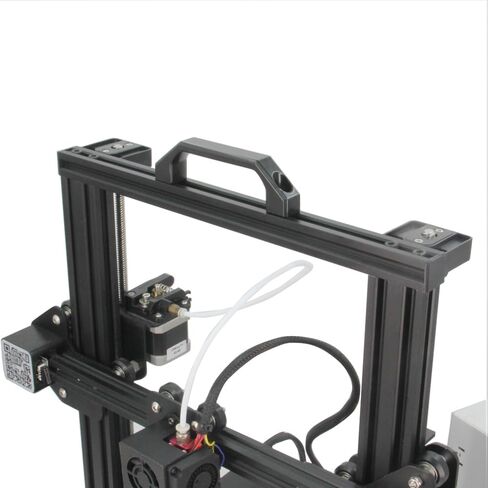 Aluminum Handle Black Aluminium Alloy Handles with Screws Rectangular Industrial Pull Handles 100mm Hole Distance for 2020Series Aluminum Extrusion Profile 3D Printer Parts, 2pcs/Pack in Kuwait