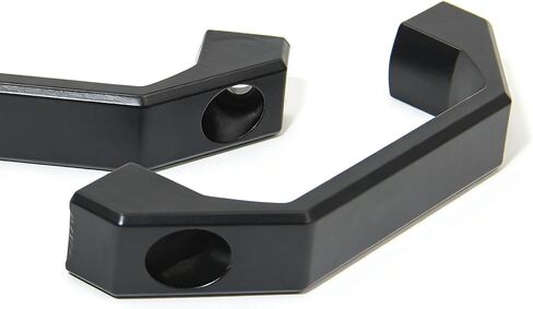 Aluminum Handle Black Aluminium Alloy Handles with Screws Rectangular Industrial Pull Handles 100mm Hole Distance for 2020Series Aluminum Extrusion Profile 3D Printer Parts, 2pcs/Pack in Kuwait