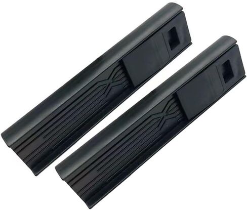 2 Pieces Clarinet Reed Case Plastic Saxophone Reed Case Double Side Clarinet Reed Holder Box Saxophone Reed Holder Storage Box, Black in Kuwait