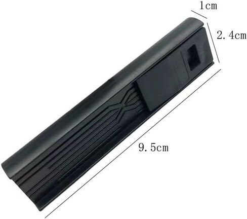 2 Pieces Clarinet Reed Case Plastic Saxophone Reed Case Double Side Clarinet Reed Holder Box Saxophone Reed Holder Storage Box, Black in Kuwait
