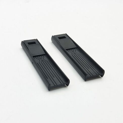 2 Pieces Clarinet Reed Case Plastic Saxophone Reed Case Double Side Clarinet Reed Holder Box Saxophone Reed Holder Storage Box, Black in Kuwait