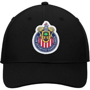 أيقونة رياضية متوافقة مع قبعة كرة القدم الرسمية Chivas De Guadalajara - أسود مع شعار كبير بلون المنزل in Kuwait