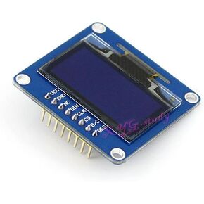 1.3 inch OLED (B) SH1106 128 * 64 SPI I2C Interface Straight Vertical Blue Display Module @XYG in Saudi Arabia