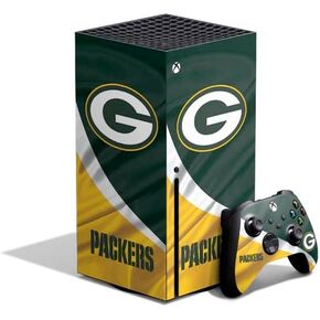 Skinit Decal Gaming Skin Compatible with Xbox Series X Bundle - Officially Licensed NFL Green Bay Packers Design in Kuwait