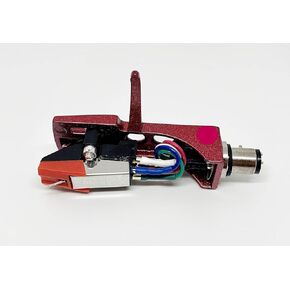 ReadyWired Turntable Red Headshell with Cartridge Stylus for Panasonic SL-19, RD-3500, RD-2900, SL-H401, SL-H203, SL-31, SL-H302, SL-18, RD-3600, SL-H205, MCS-683-2700, SL-H303 in Saudi Arabia