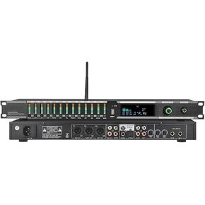Professional Digital Audio Processor, KTV Digital Pre-stage Effector with Remote Control, Usb BT Fiber Optic Microphone Input, KTV Reverb Howling Processor For Stage, Performance in Saudi Arabia