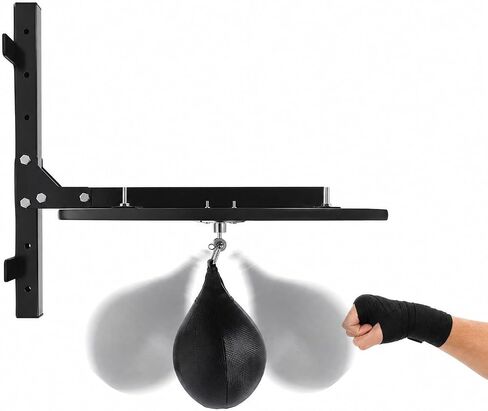 Adjustable Speed Bag Platform, 23.6" Platform, Heavy Duty Wall Mount, Low Vibration, for Boxing & MMA/Home/Gym/Training in Kuwait