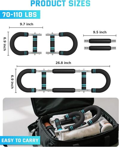Twister Arm Trainer, PowerTwist Arm Trainer, Adjustable Forearm Strengthener, Arm Exercise Equipment, Chest Workout Equipment, Portable Spring Resistance for Home Workout Equipment in Kuwait