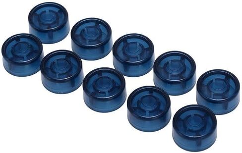 10Pcs/Pack Electric Guitar Effect Pedal Foot Nail Cap Amplifiers Candy Color Foot Switch Toppers Knob Accessories 2.5cm (Blue) in Kuwait