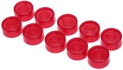 10Pcs/Pack Electric Guitar Effect Pedal Foot Nail Cap Amplifiers Candy Color Foot Switch Toppers Knob Accessories 2.5cm (Blue) in Kuwait