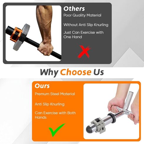 tonchean Strong Arm Forearm and Wrist Strengthener Anti-Slip Grip Trainer Adjustable Grip Trainer Portable Forearm Exerciser for home, Office & Gym Training in Kuwait