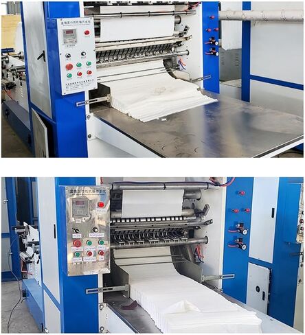 Fully Automatic Napkin Machine & Paper Napkin Making Equipment | Full Automatic Facial Tissue Paper Production Line with Napkin Folding and Packing Machine for Square Tissues in Kuwait