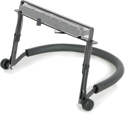 EASTROCK Universal Harmonica Holder Suitable for 10 Hole and 24 Hole Harmonicas Adjustable Double Plane Clamp Liberate Hands Black in Kuwait