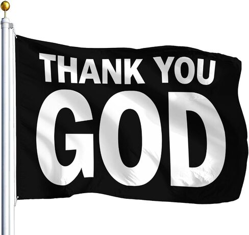 Thank You God Flags For Dorm in Saudi Arabia