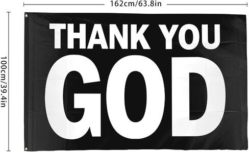 Thank You God Flags For Dorm in Saudi Arabia