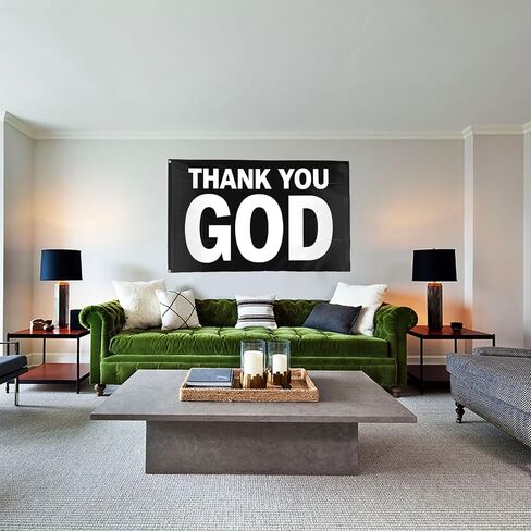 Thank You God Flags For Dorm in Saudi Arabia
