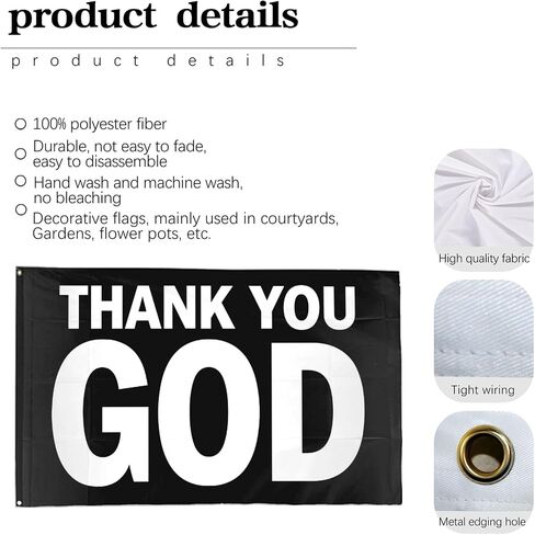Thank You God Flags For Dorm in Saudi Arabia
