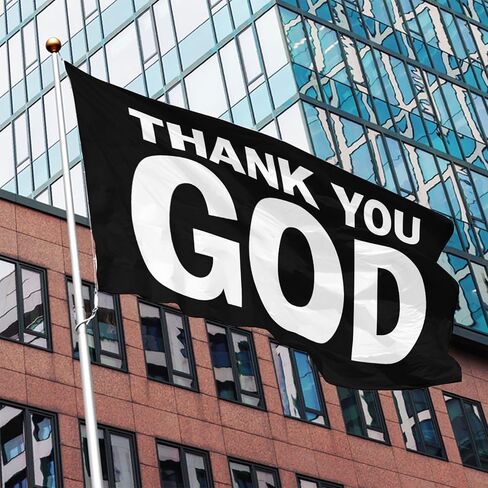 Thank You God Flags For Dorm in Saudi Arabia