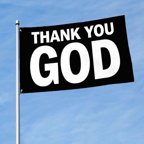Thank You God Flags For Dorm in Saudi Arabia