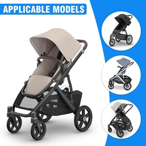 Replacement Closing Latch for UppaBaby Vista V1 & V2 2015+,Secures Stroller in Closed Position,Hinge Latch Compatible with UpperBaby Vista V1 & V2 Strollers,（Black） 2-Pack Includes 4 Screws in Kuwait