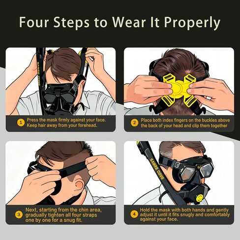 Full Face Snorkel Mask for Adults Teen, Snorkel Mask with Ear Equalization, Quick Release Anti-Leak and Anti-Fog with Mesh Bag for Snorkels, Portable Snorkeling Gear with Detachable Camera Mount in Saudi Arabia