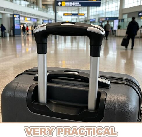 LIFKOME Luggage Telescopic Handle Replacement Repair Part, Black Plastic Suitcase Handle Spare Part with Precise Fit and Easy Installation for Trunk Case and Suitcase in Kuwait