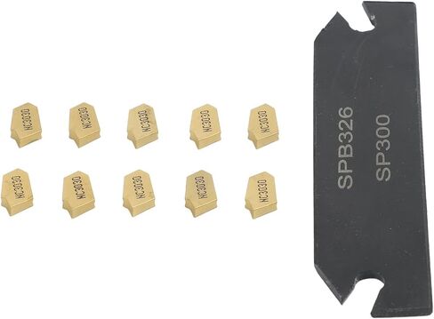 GTN-3 SP300 إدراجات قابلة للفهرسة 10 قطعة، أداة قطع مخرطة فراق كربيد لحامل SPB26-3 in Kuwait