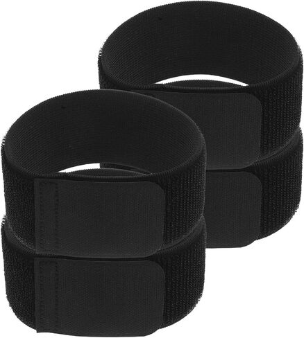 2 Pairs Football Shin Guards Insert Plate Fixation and Comfortable Fit, Black Nylon Soccer Leg Protection Straps for Athletes, for Football Party Decor and Sports in Kuwait