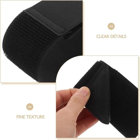 2 Pairs Football Shin Guards Insert Plate Fixation and Comfortable Fit, Black Nylon Soccer Leg Protection Straps for Athletes, for Football Party Decor and Sports in Kuwait
