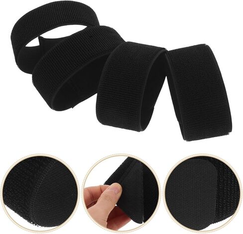 2 Pairs Football Shin Guards Insert Plate Fixation and Comfortable Fit, Black Nylon Soccer Leg Protection Straps for Athletes, for Football Party Decor and Sports in Kuwait
