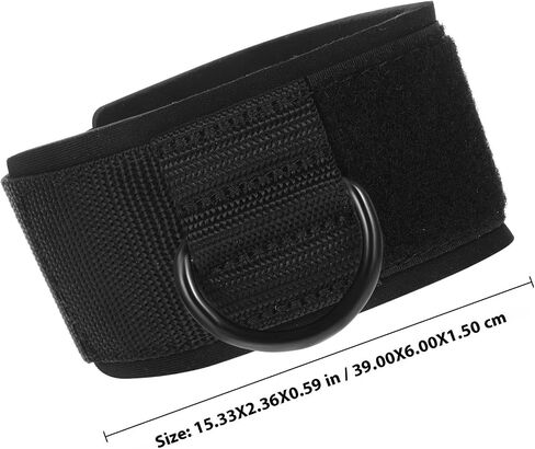 VICASKY 2pcs Ankle Strap for Leg Training with Buckle Design, Comfortable Neoprene and Nylon Ankle Wrap Bands for Gym and Sports Workouts in Kuwait