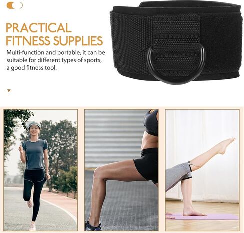VICASKY 2pcs Ankle Strap for Leg Training with Buckle Design, Comfortable Neoprene and Nylon Ankle Wrap Bands for Gym and Sports Workouts in Kuwait