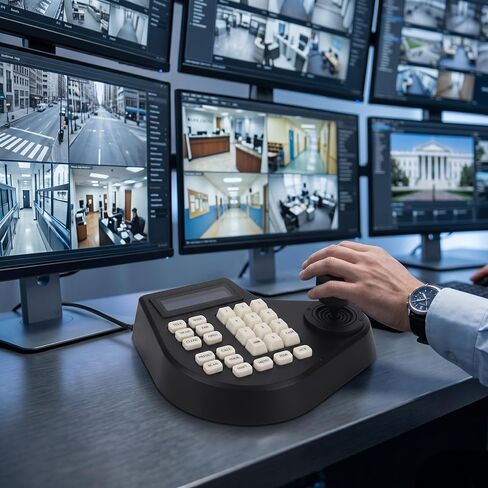 وحدة التحكم في كاميرا PTZ ، لوحة مفاتيح كاميرا PTZ ، تسهيل التثبيت للشاشة (قابس الولايات المتحدة) in Kuwait
