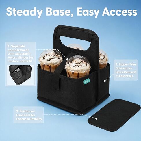 Paddle Board Cooler Paddle Board and Kayak Drink Cup Holder Reusable Insulated Coffee Cup Carrier, 2-in-1 Drink & Phone Holder Essential SUP Accessories for Paddleboarding in Saudi Arabia