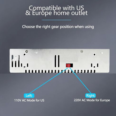 600 واط 0-15V40A تيار مستمر تحويل التيار الكهربائي، محول صناعي PSU AC 110 فولت/220 فولت إلى تيار مستمر 0-15 فولت محول محول لشرائط ضوء LED، كاميرات CCTV in Kuwait