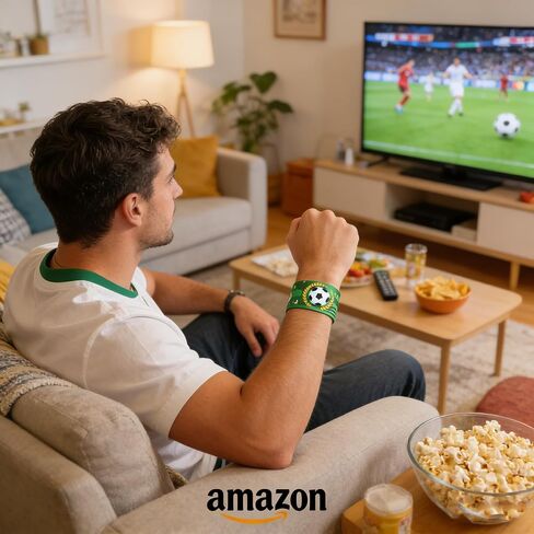 7 قطع من أساور كأس العالم لكرة القدم 2026، أساور معصم بطابع كرة القدم مع تصميمات متنوعة لكرة القدم، مثالية لحفلات كأس العالم لكرة القدم، وهدايا عيد الميلاد والأحداث الرياضية in Kuwait